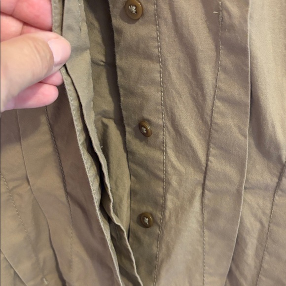 Pilcro / anthropology Classic Tan dress 1x in like new condition - Picture 5 of 9